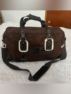 Beautiful Overnight/Weekender by Bath & Body Works Chocolate Travel Bag